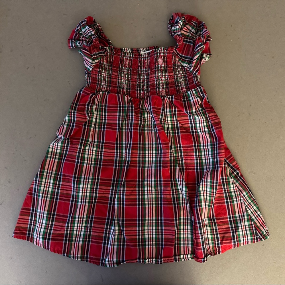 Crown & Ivy Red Plaid Kids Dress